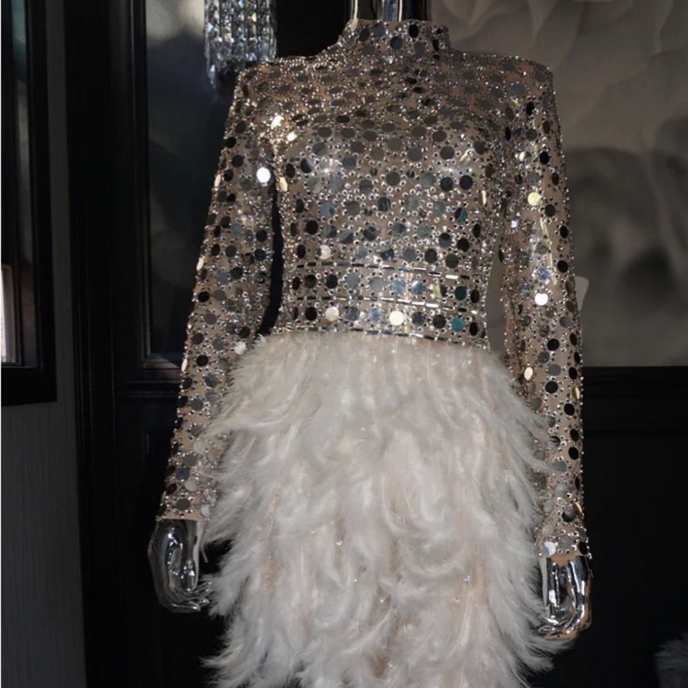 COPY - Silver Renaissance Dress Angel Brinks